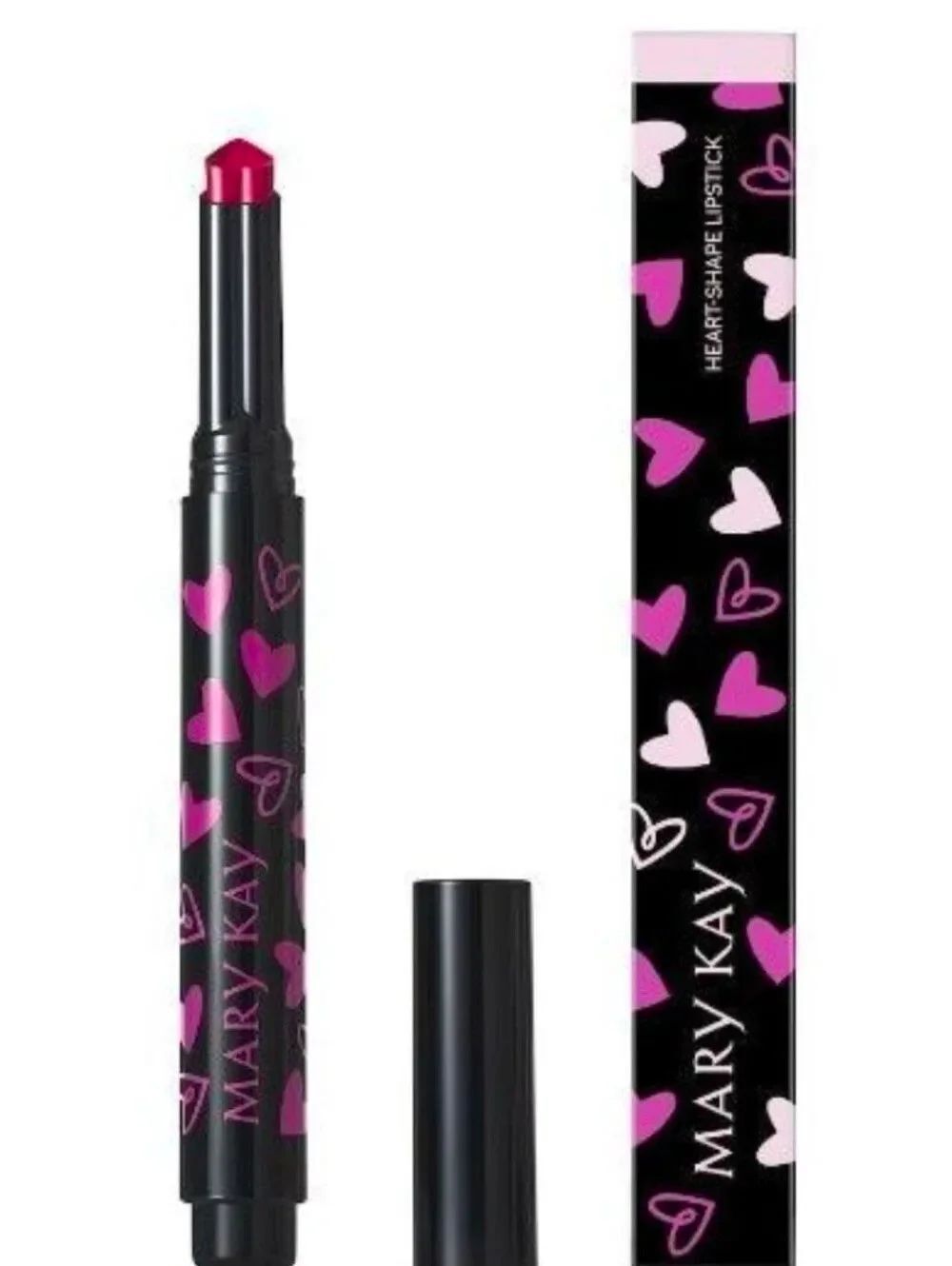 NIB Mary Kay Limited Edition Heart Shaped Lipstick Courageous Pink 179763 0.05oz